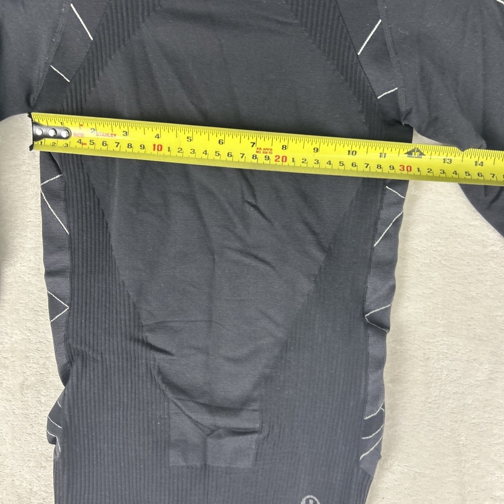 Lululemon Hoodie Hooded Sweatshirt Women Size Small Black Ponytail Stretch Run - Picture 6 of 10